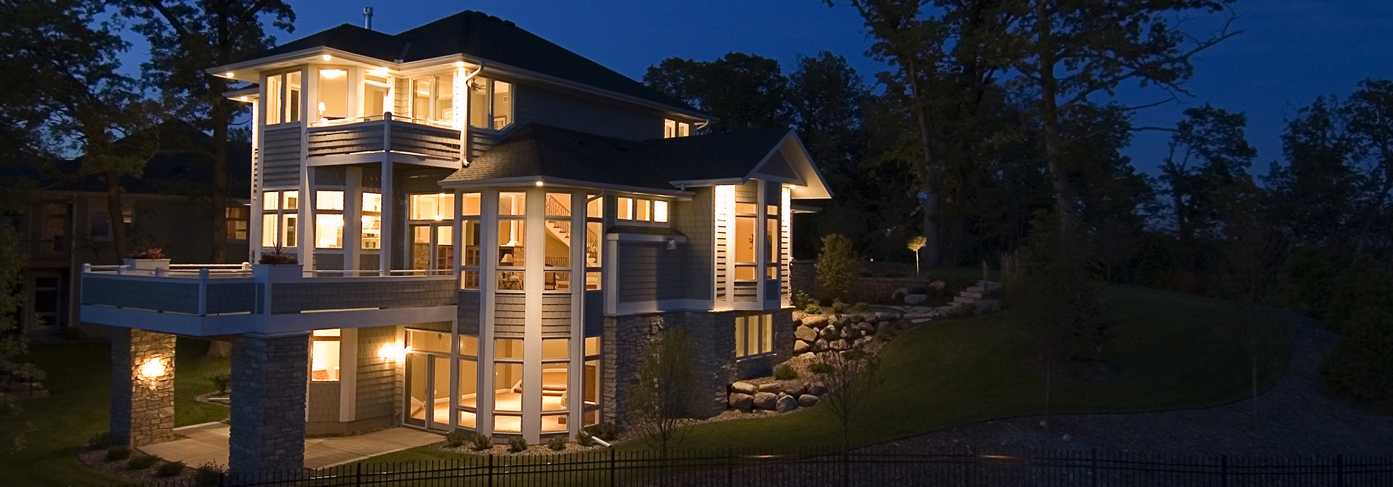 Lighted House